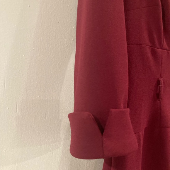 Professional Vintage 1950s Style Midi Dresses, maroon and purple, size 2 - Picture 4 of 11